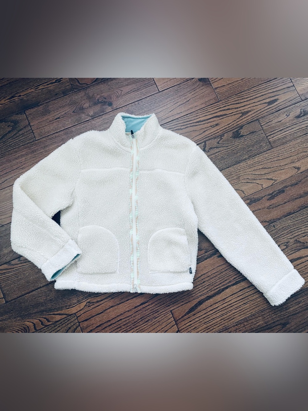 Horny Toad Cream Sherpa Zip Jacket